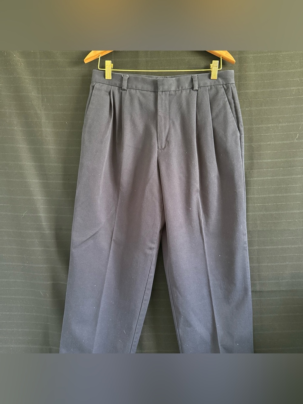 Dockers Womens Navy Pleated Chino Pants Size 12 Style 256954519 Uniform Work